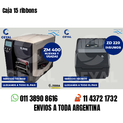 Caja 15 ribbons