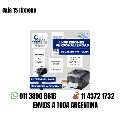 Caja 15 ribbons