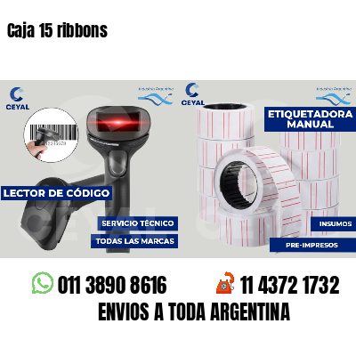 Caja 15 ribbons