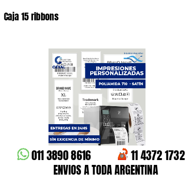 Caja 15 ribbons