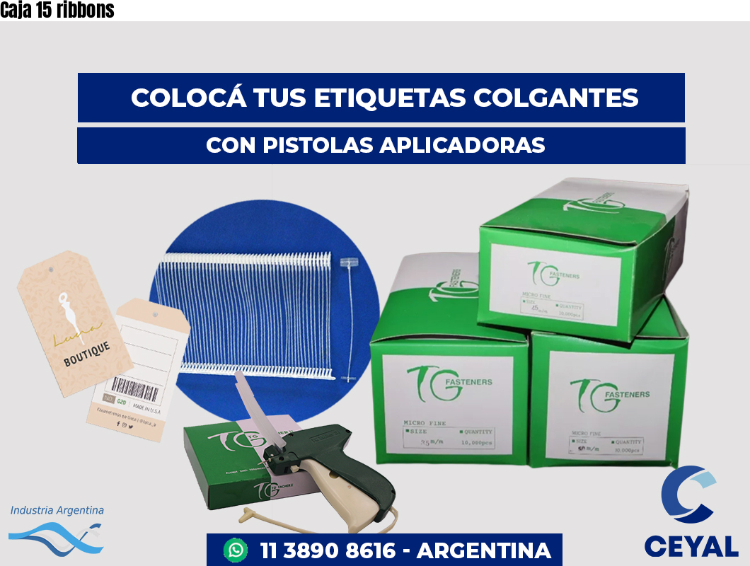 Caja 15 ribbons