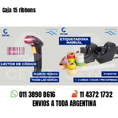 Caja 15 ribbons