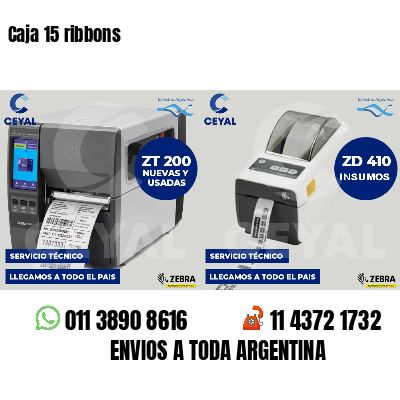 Caja 15 ribbons