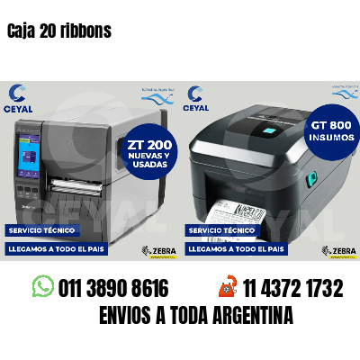 Caja 20 ribbons