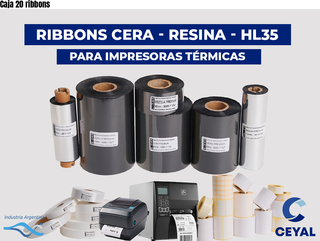 Caja 20 ribbons