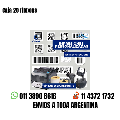 Caja 20 ribbons