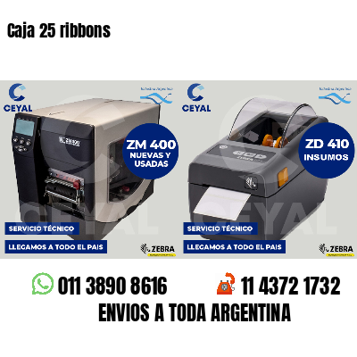 Caja 25 ribbons