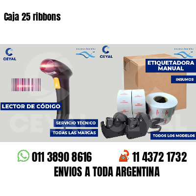 Caja 25 ribbons