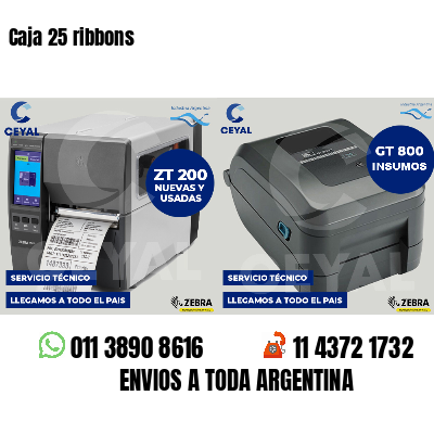 Caja 25 ribbons