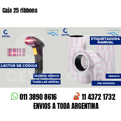 Caja 25 ribbons