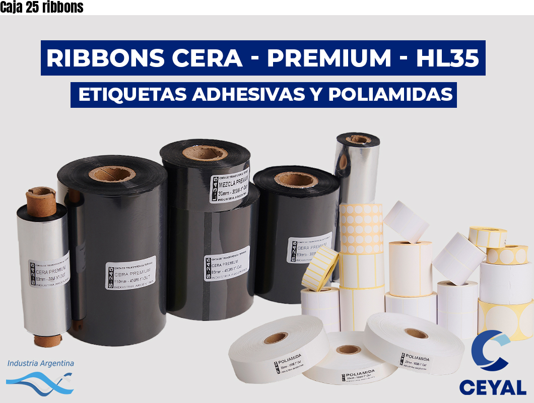 Caja 25 ribbons