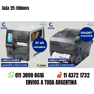 Caja 25 ribbons