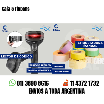 Caja 5 ribbons