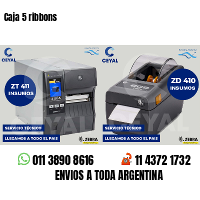 Caja 5 ribbons