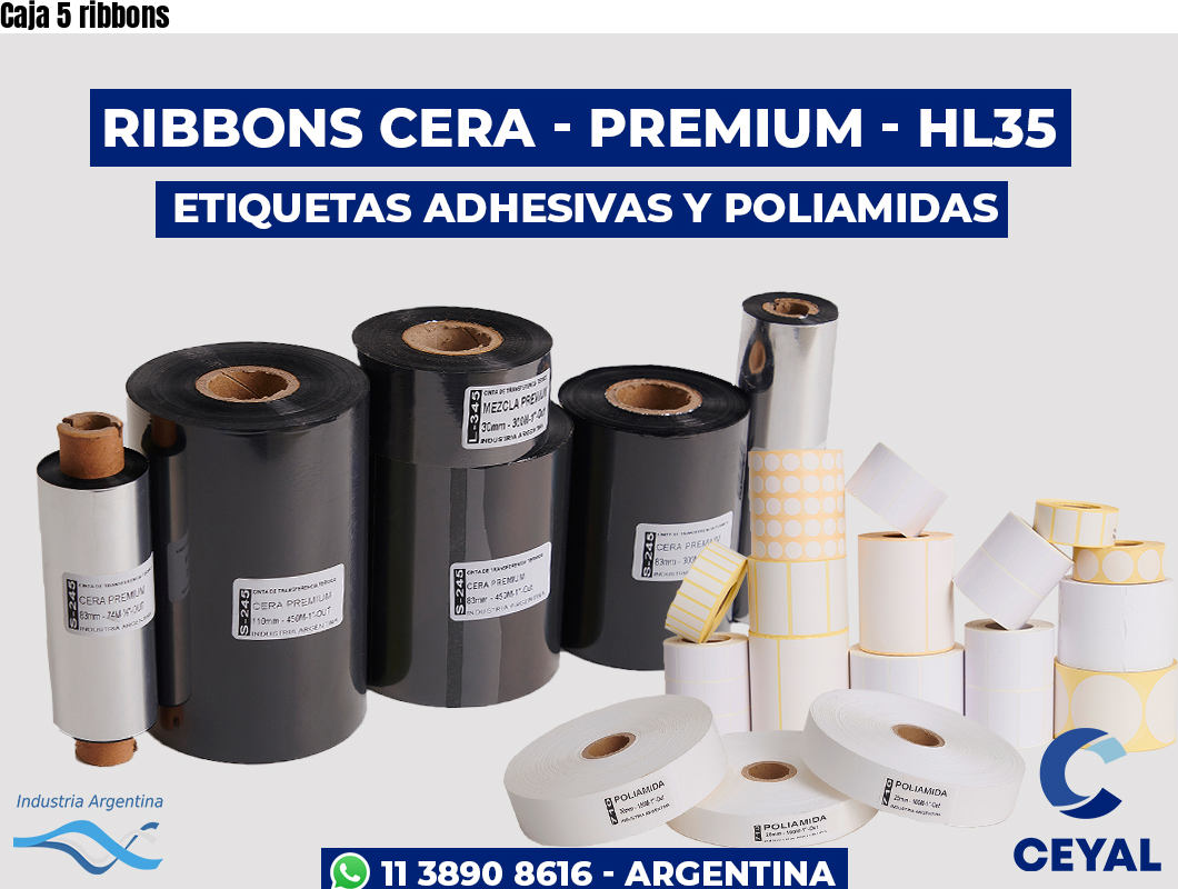 Caja 5 ribbons