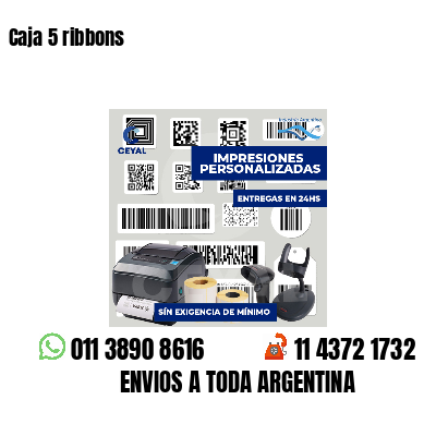 Caja 5 ribbons