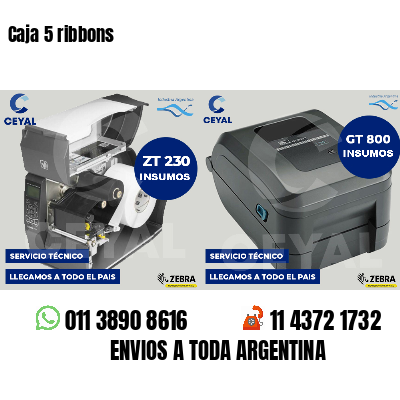 Caja 5 ribbons