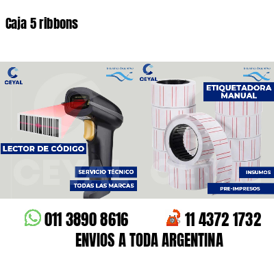 Caja 5 ribbons