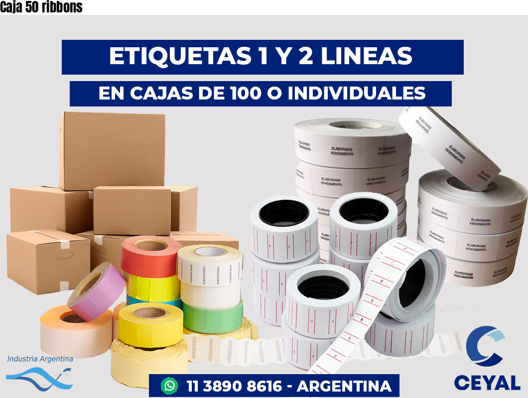 Caja 50 ribbons