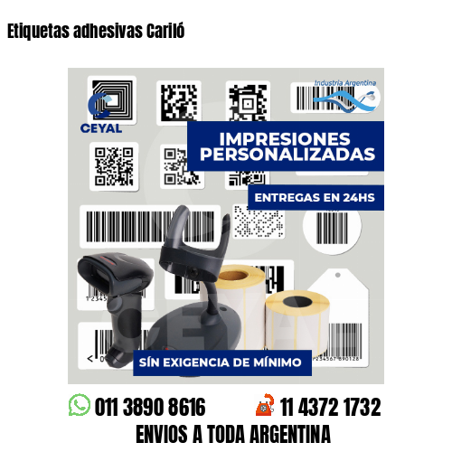 Etiquetas adhesivas Cariló