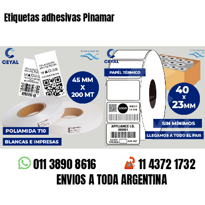 Etiquetas adhesivas Pinamar