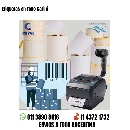 Etiquetas en rollo Cariló