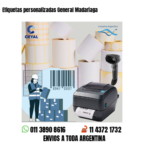 Etiquetas personalizadas General Madariaga