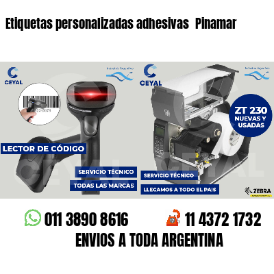 Etiquetas personalizadas adhesivas  Pinamar