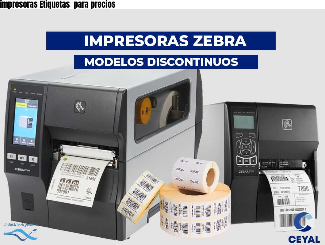 impresoras Etiquetas  para precios