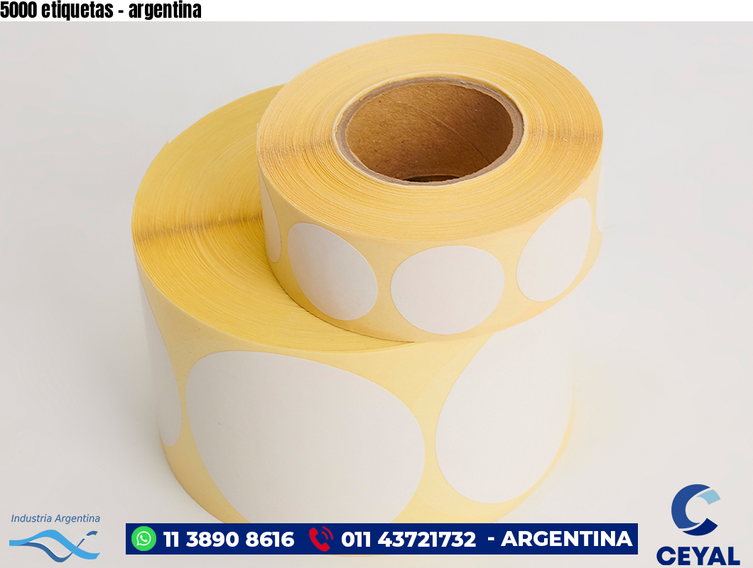 5000 etiquetas - argentina