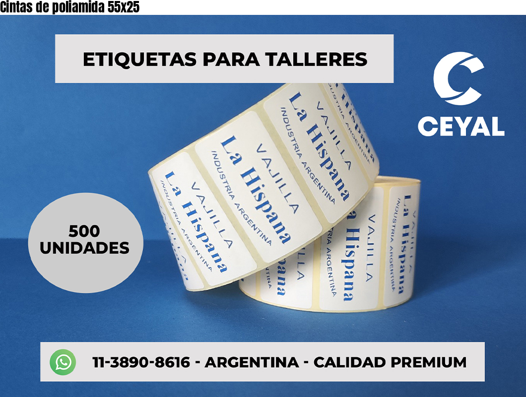 Cintas de poliamida 55x25