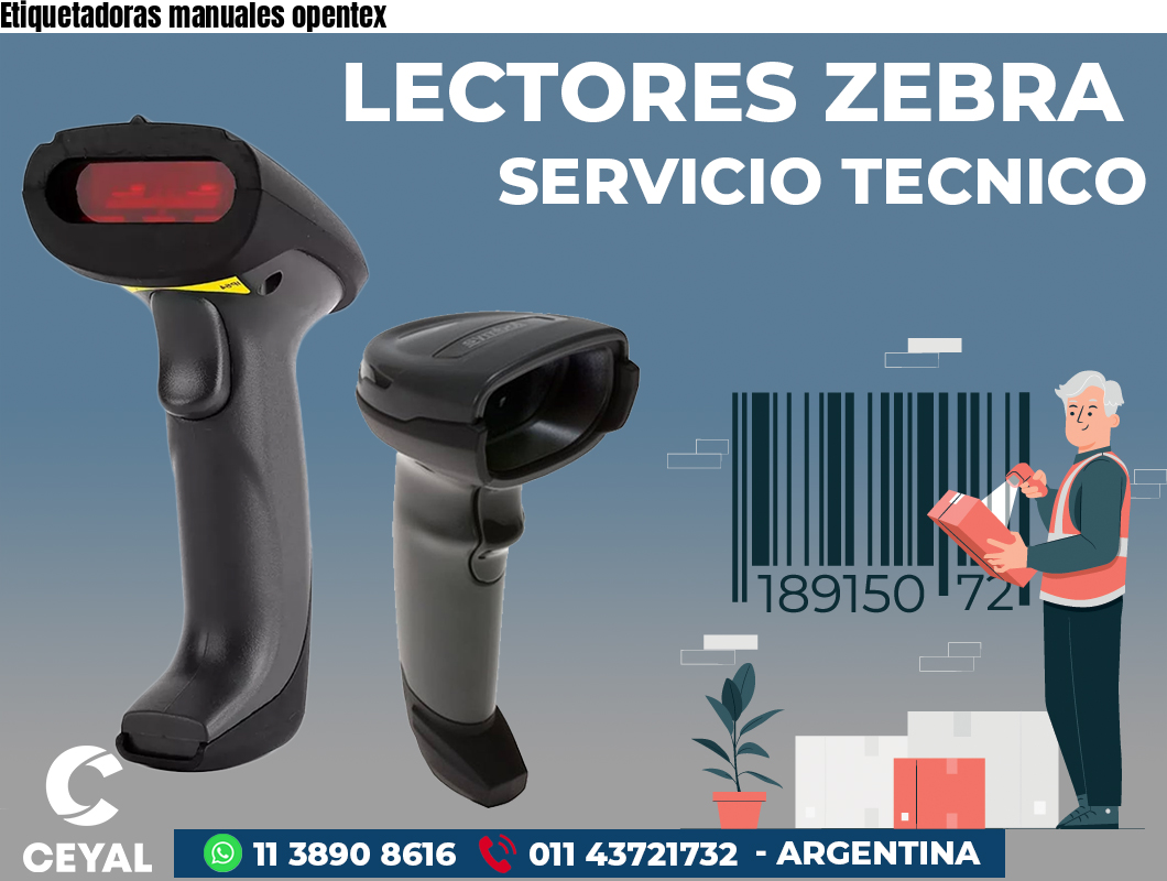 Etiquetadoras manuales opentex