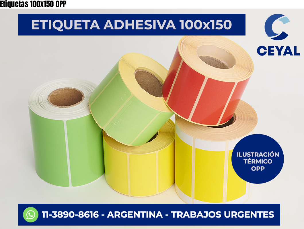 Etiquetas 100x150 OPP