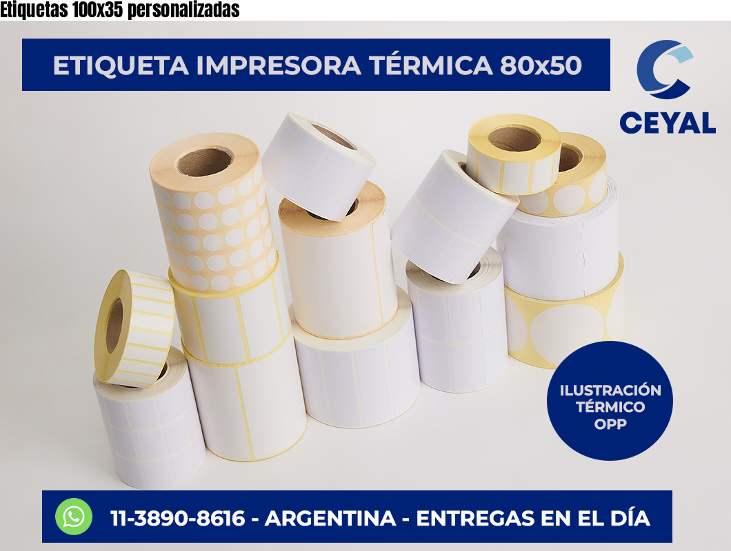 Etiquetas 100×35 personalizadas