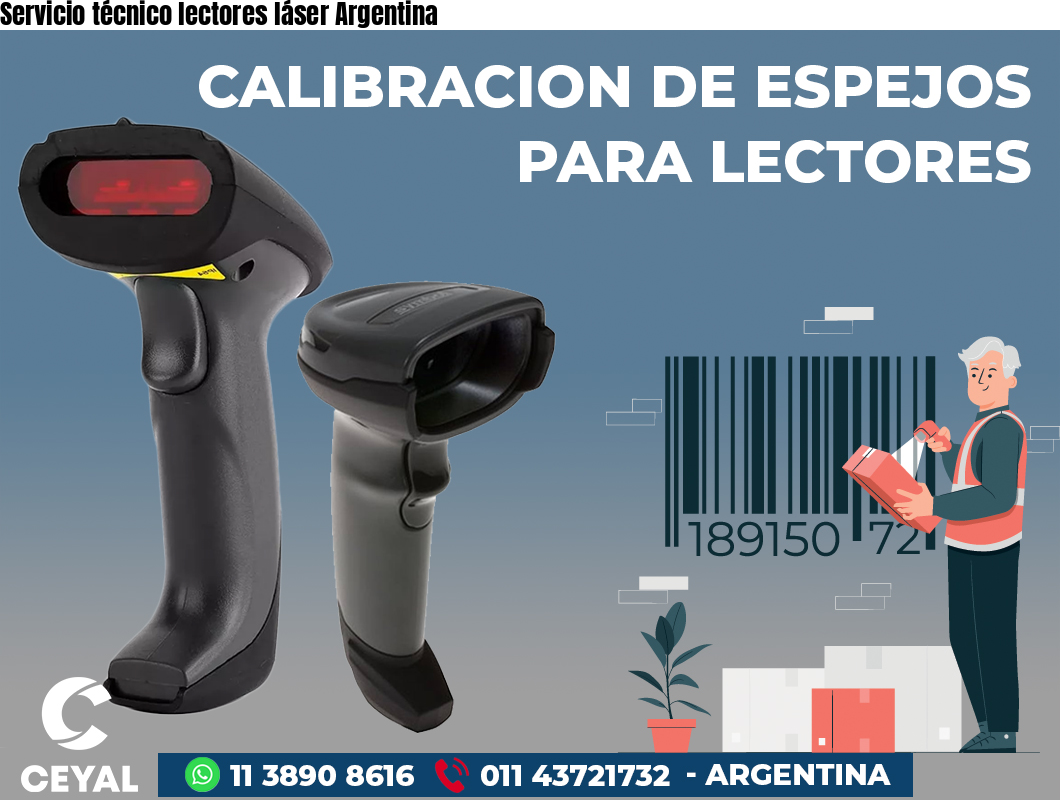 Servicio técnico lectores láser Argentina