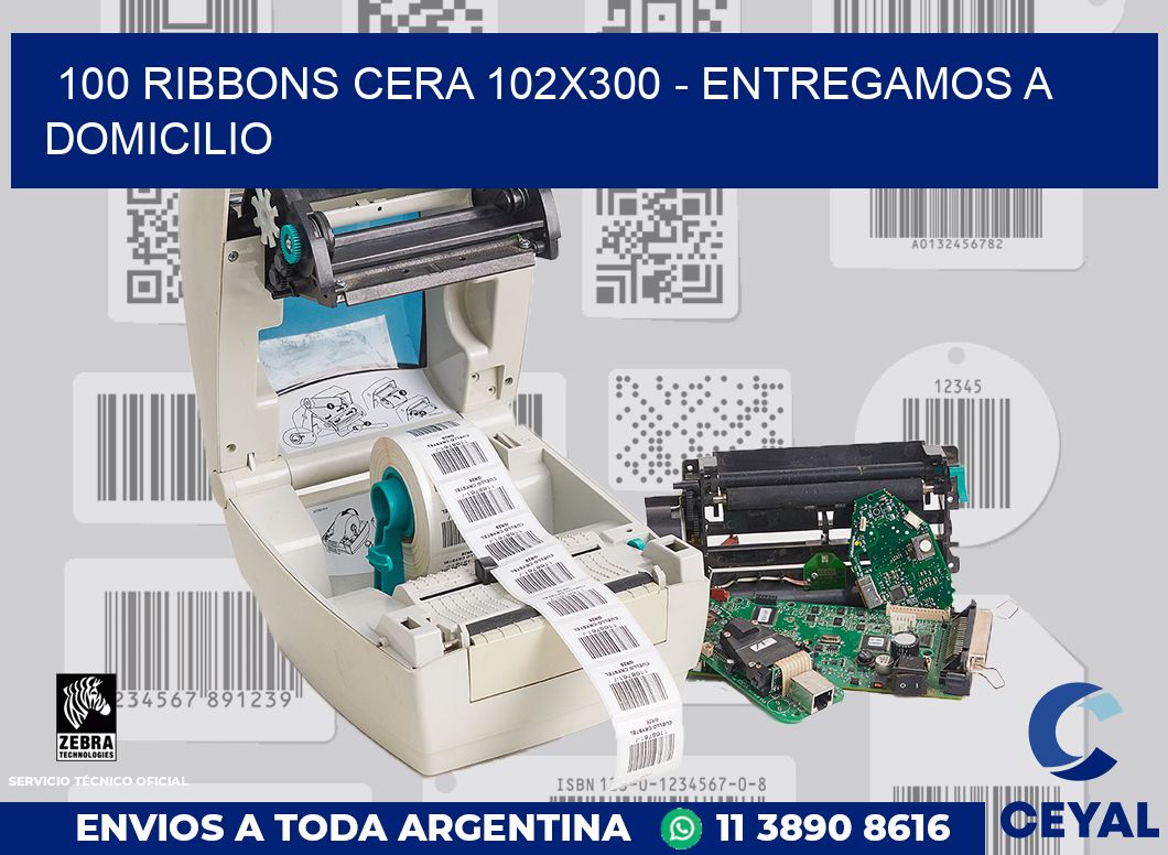 100 Ribbons cera 102x300 - entregamos a domicilio