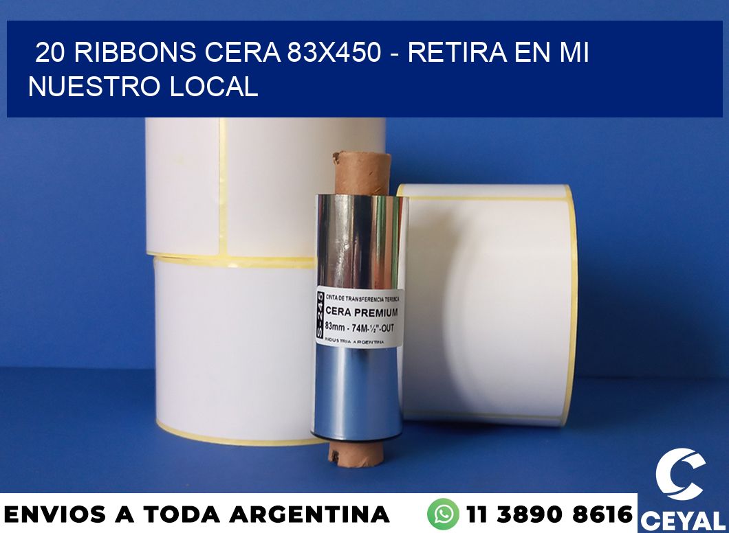 20 Ribbons cera 83×450 – retira en mi nuestro local