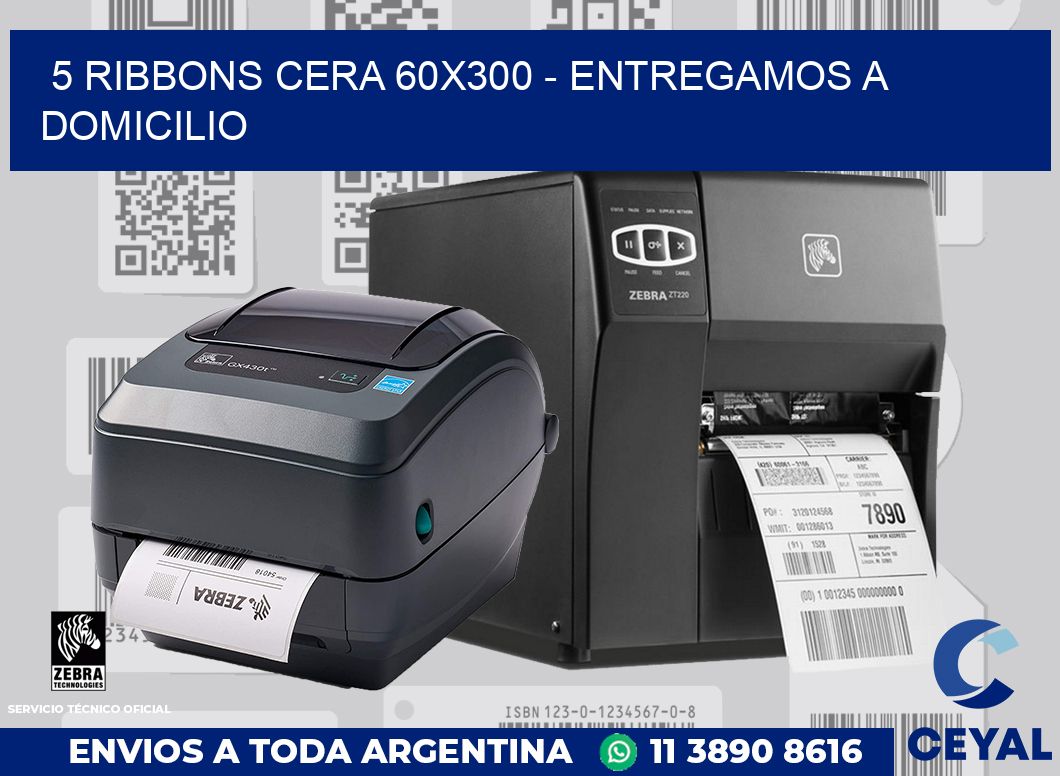 5 Ribbons cera 60x300 - entregamos a domicilio