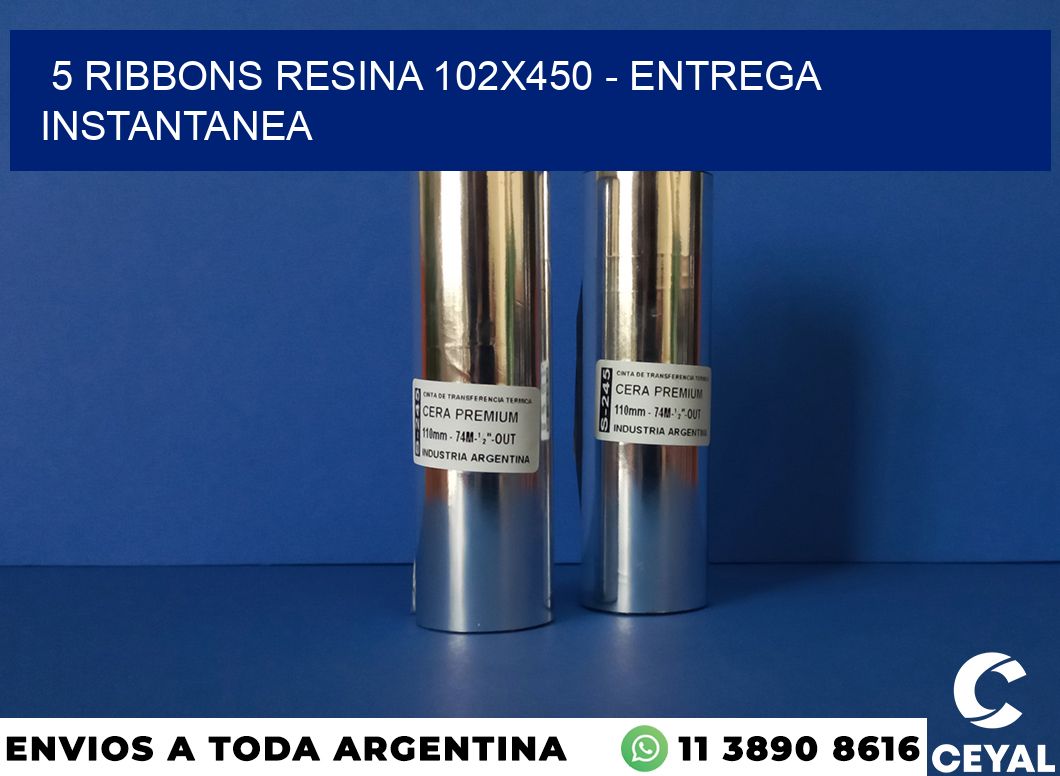 5 Ribbons resina 102x450 - entrega instantanea