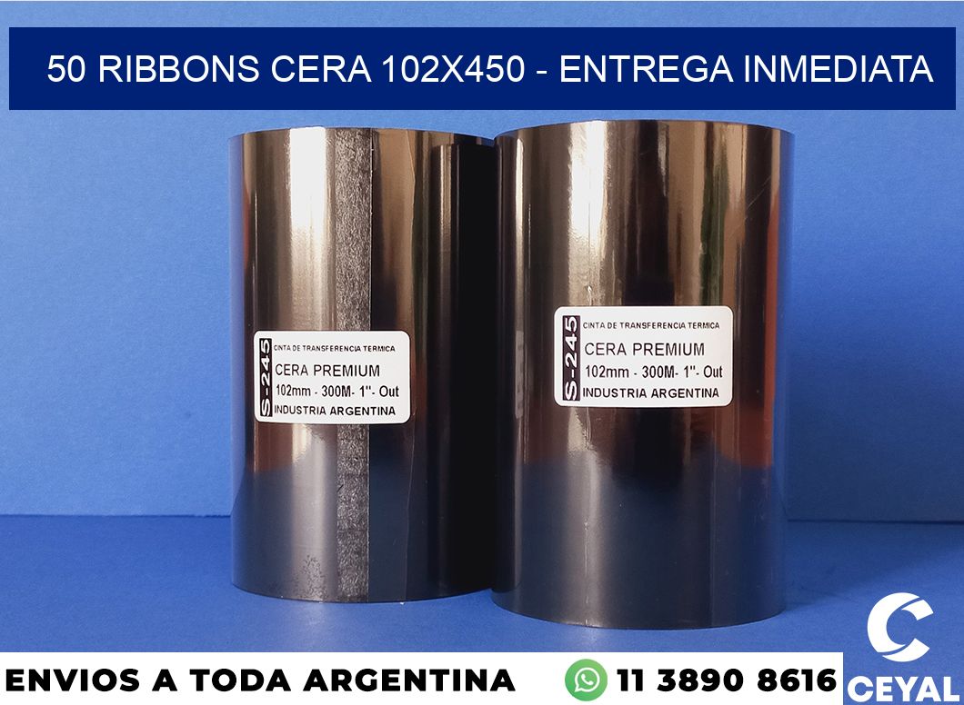 50 Ribbons cera 102×450 – Entrega inmediata