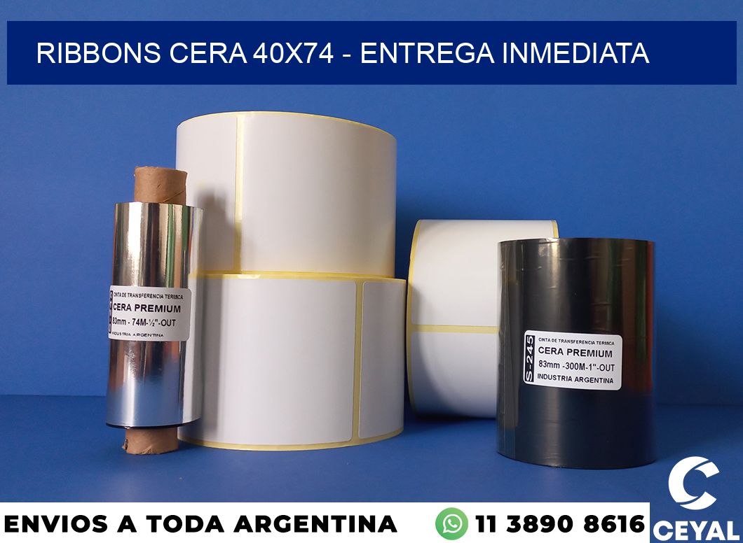 Ribbons cera 40x74 - Entrega inmediata