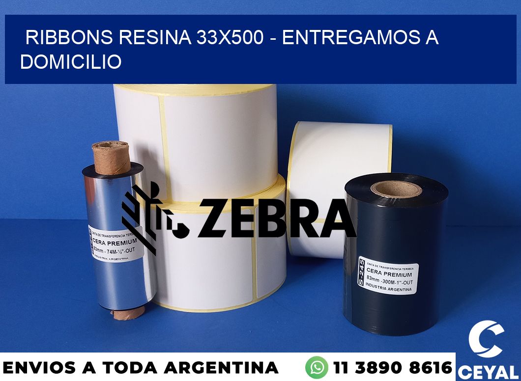 Ribbons resina 33x500 - entregamos a domicilio