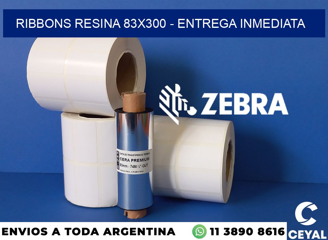 Ribbons resina 83x300 - Entrega inmediata