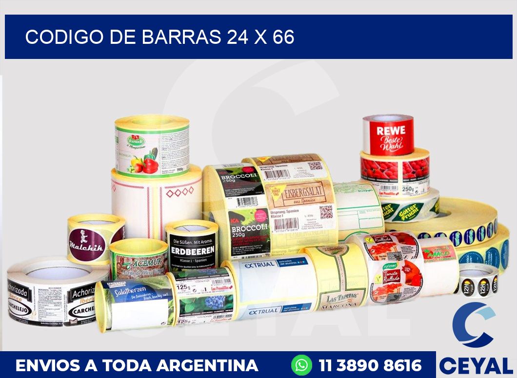 codigo de barras 24 x 66