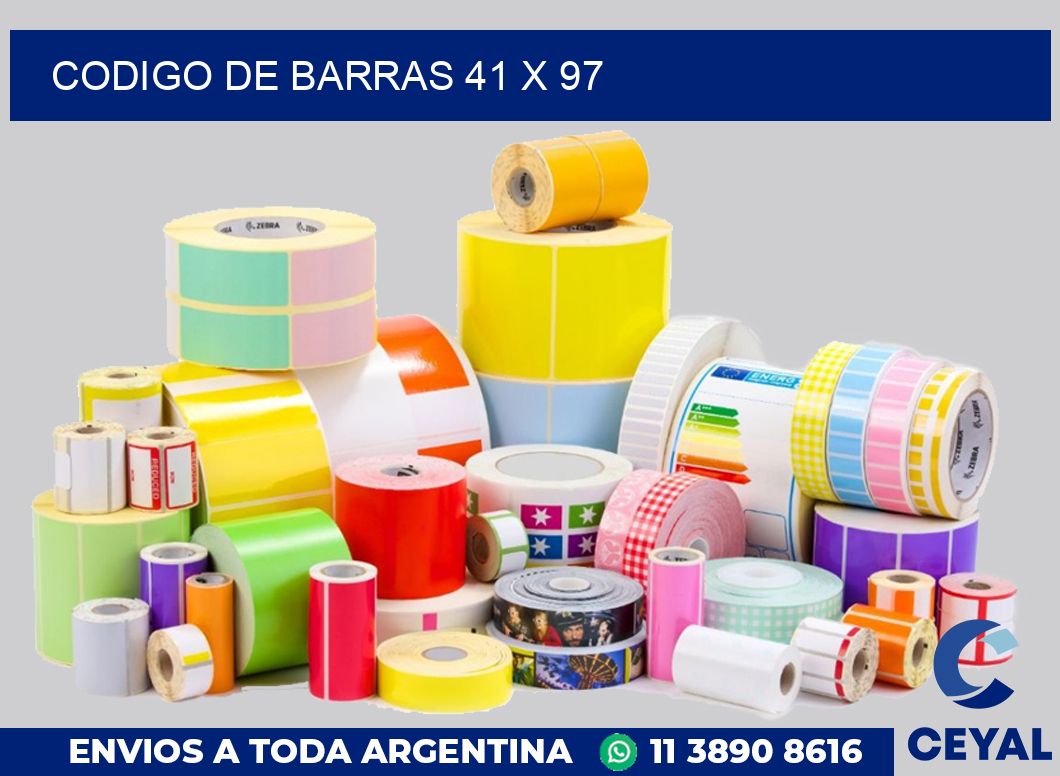 codigo de barras 41 x 97