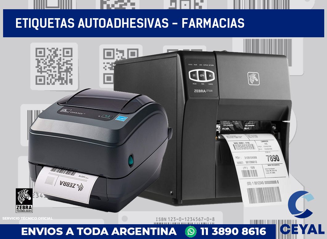 etiquetas autoadhesivas - Farmacias