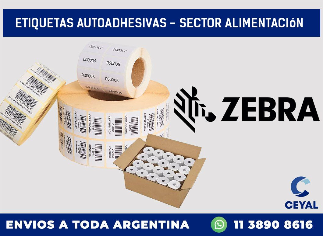 etiquetas autoadhesivas - sector alimentación