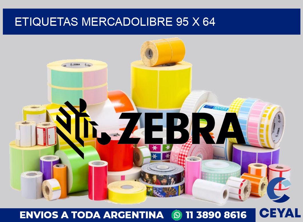 etiquetas mercadolibre 95 x 64