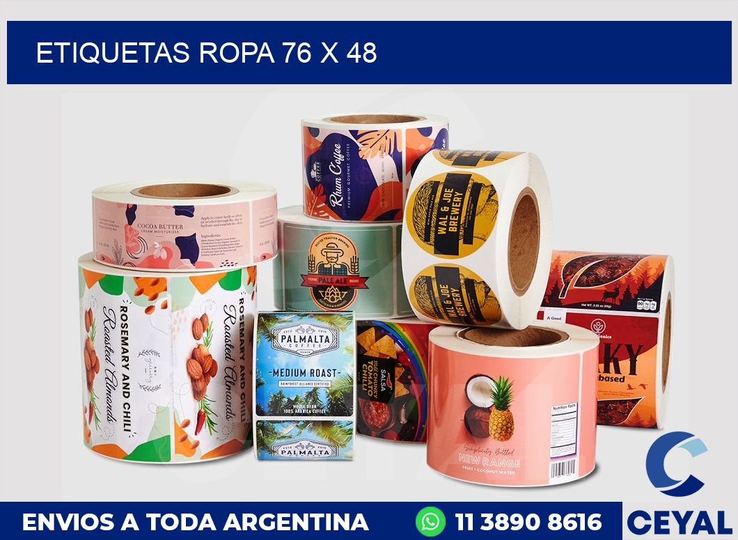 etiquetas ropa 76 x 48