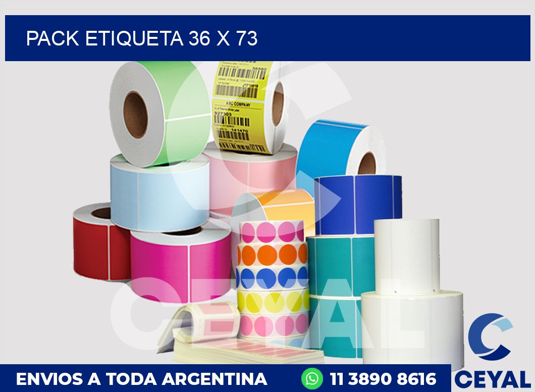 pack etiqueta 36 x 73